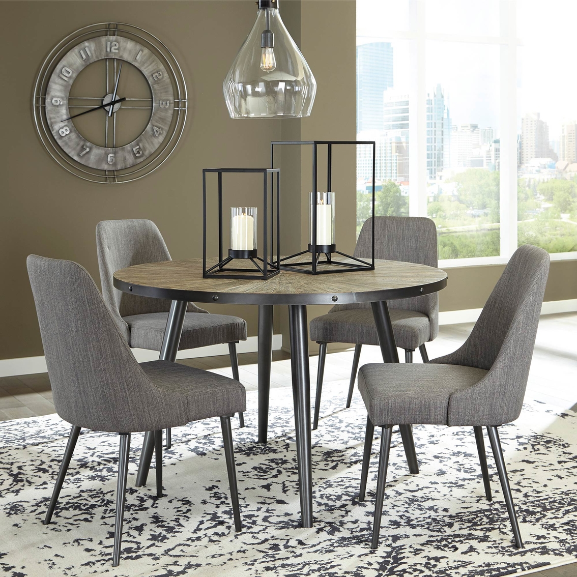 Signature Design by Ashley Coverty Upholstered Dining Side Chair 2 pk. - Image 3 of 3