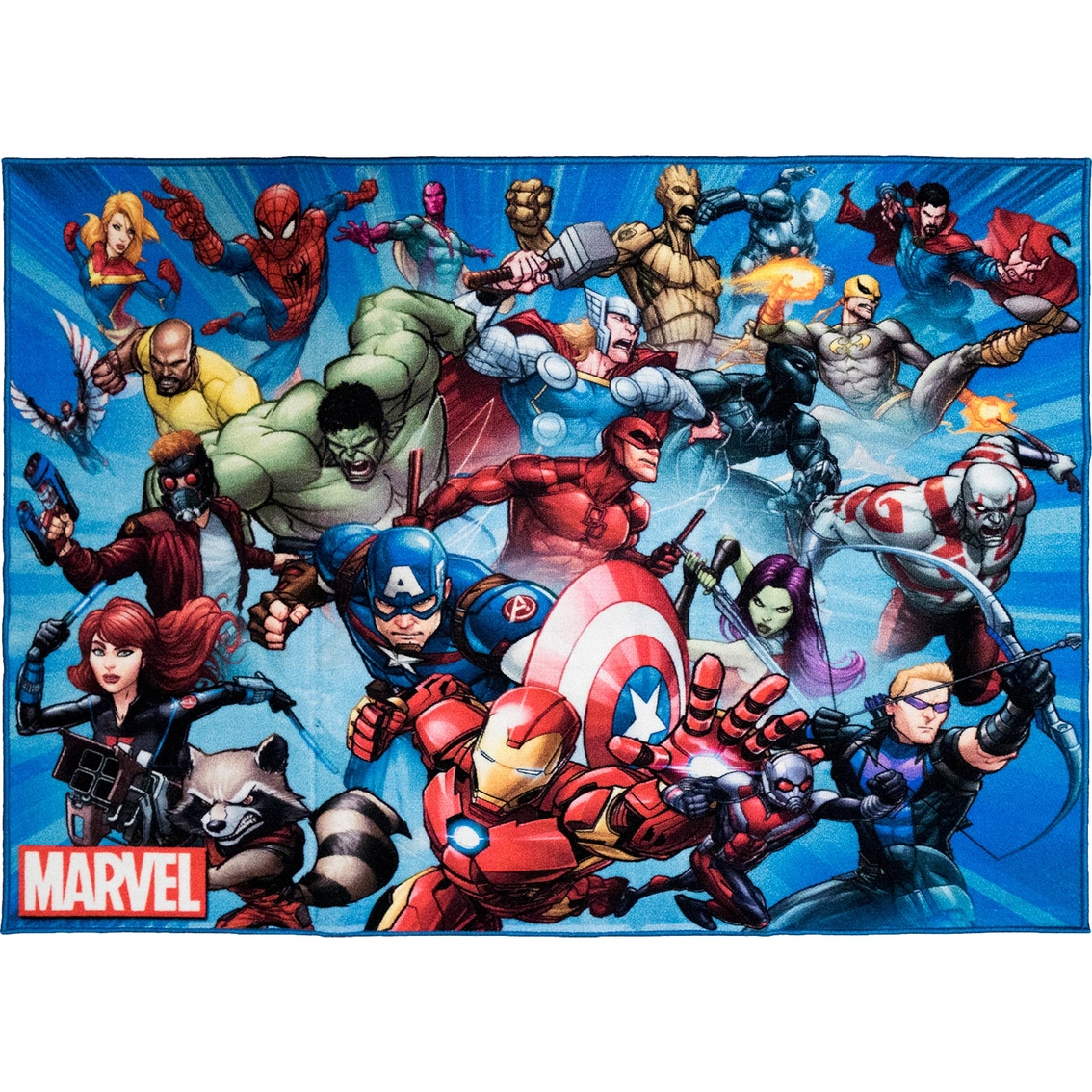 Marvel Avengers Evergreen Group Area Rug Rugs