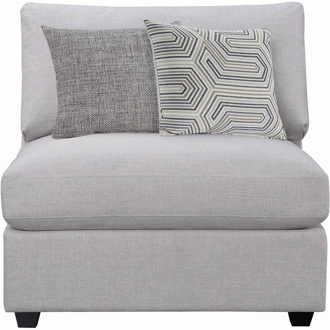 Coaster Charlotte Modern Sectional Armless Chair - Image 2 of 4