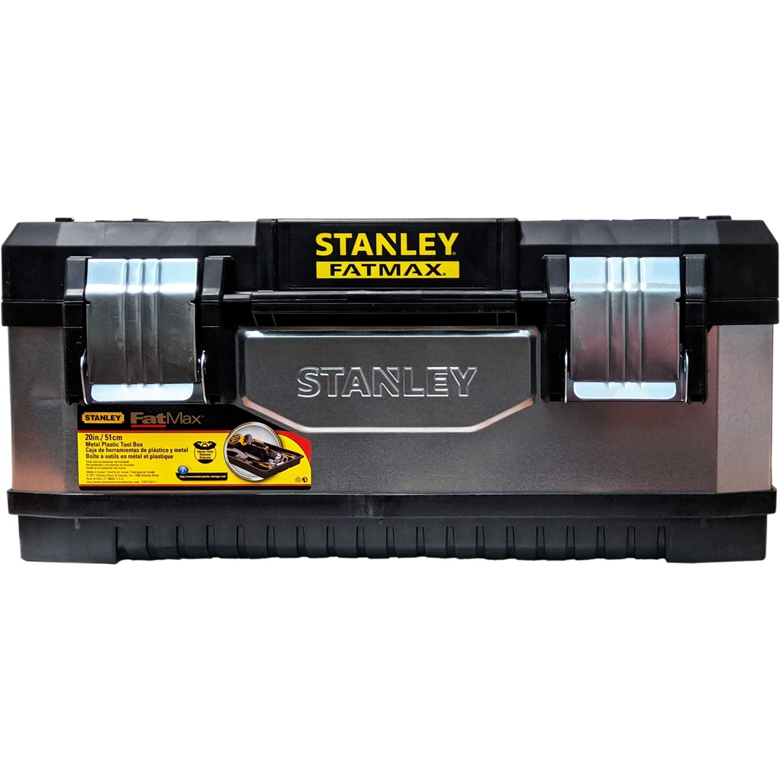 Stanley 20 In. Fatmax Metal And Plastic Toolbox, Tool Boxes & Centers, Patio, Garden & Garage