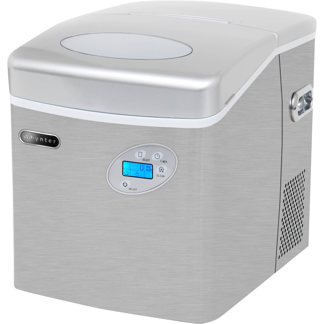 Whynter Portable Ice Maker with 49 lb. Capacity and Water Connection