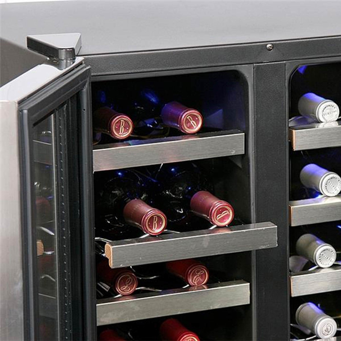 Whynter 32 Bottle Dual Temperature Zone Wine Cooler - Image 3 of 4