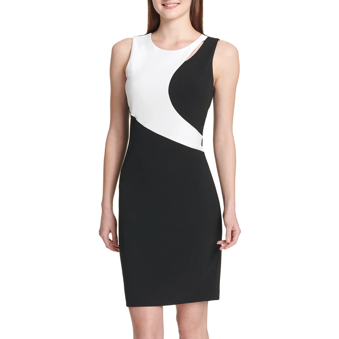 Calvin Klein Collection Colorblock Scuba Dress | Dresses | Clothing ...