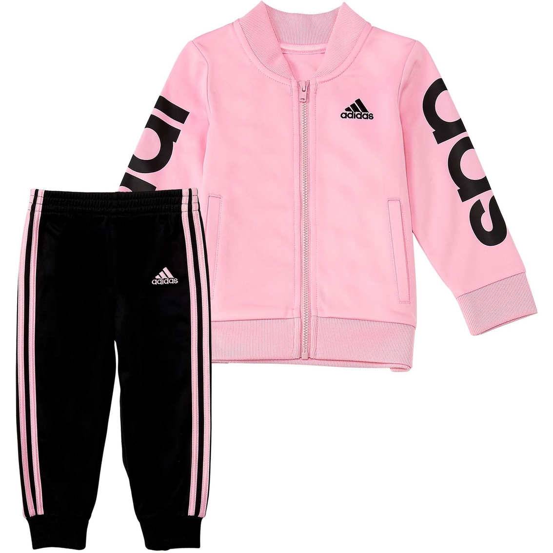 Adidas Infant Girls Linear Jacket Set 