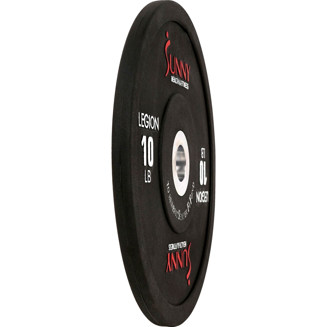 Sunny Health & Fitness Olympic Bumper Weight Plate 10 lb. - Image 3 of 3