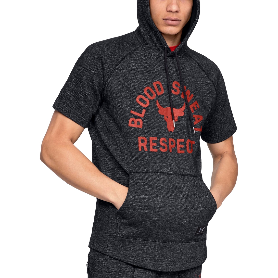 NEW Under Armour UA Project Rock Respect Fitness Hoodie Sz S M L XL $60 