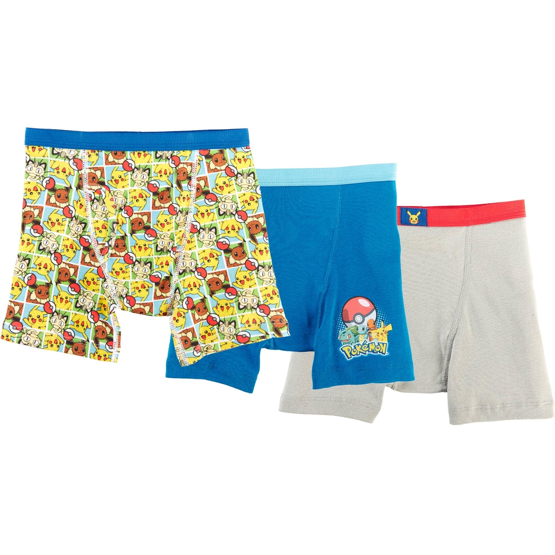 Pokemon Boys Boxer Briefs 3 Pk., Size 8 | Boys 8-20 | Clothing ...
