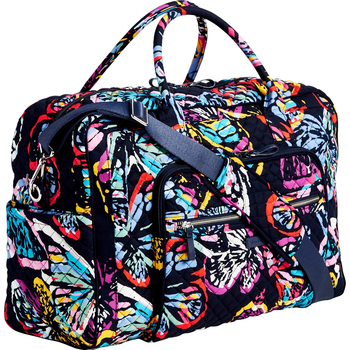 Vera Bradley Iconic Weekender Travel Bag, Butterfly Flutter, Satchels &  Carryalls, Clothing & Accessories