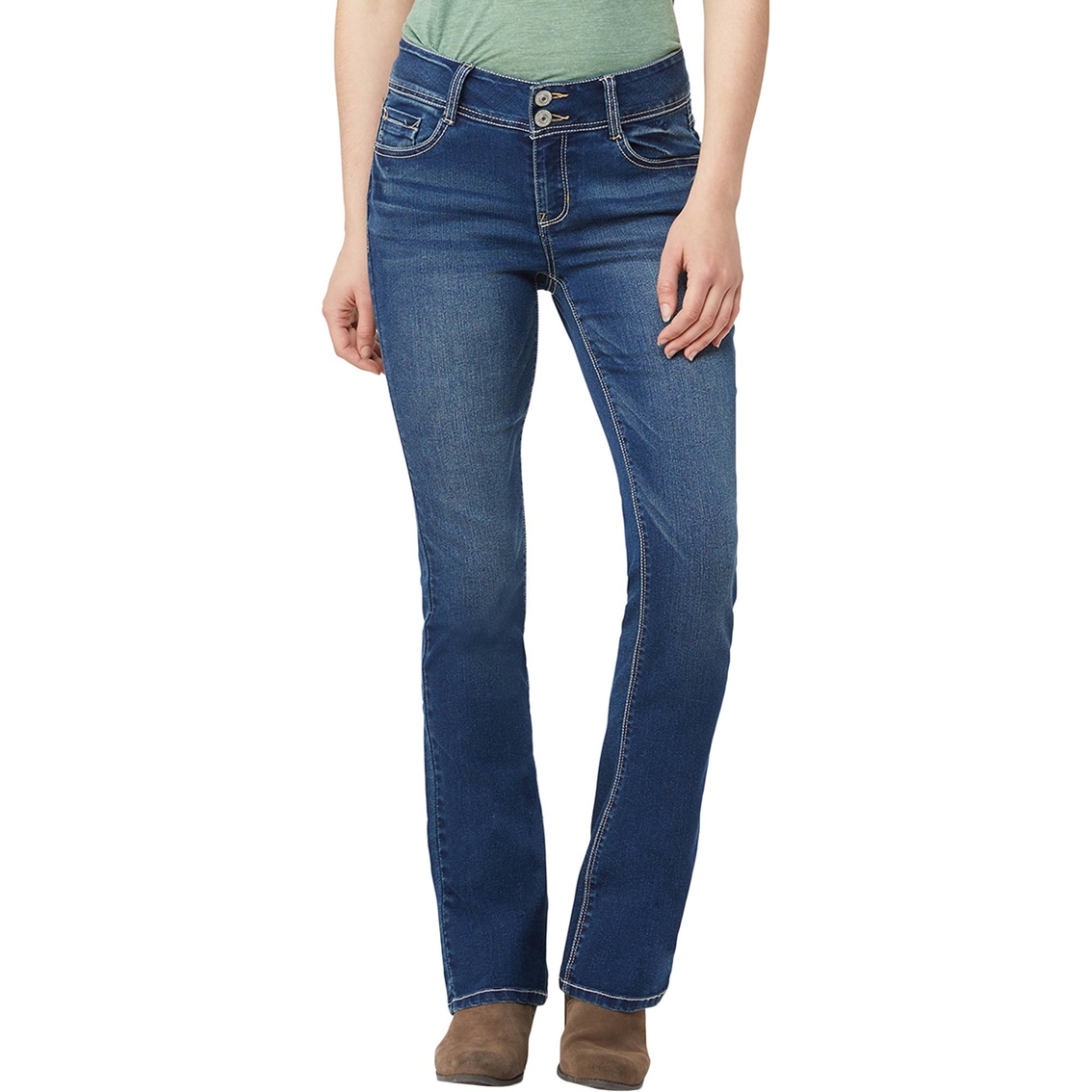 Wallflower Juniors Denim Curvy Bootcut Jeans | Jeans | Clothing & Accessories Shop Exchange