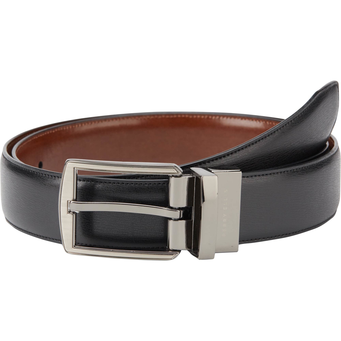 Perry Ellis Reversible Hi Lo Leather Belt | Belts | Clothing