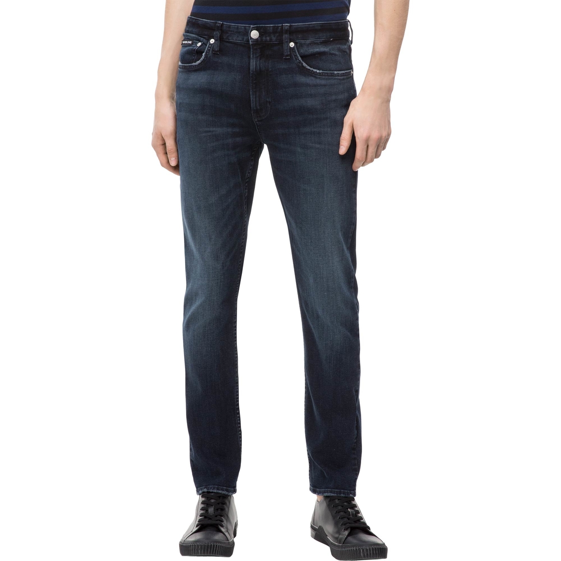 Calvin Klein Jeans Slim Boston Blue Black Jeans | Jeans | Clothing &  Accessories | Shop The Exchange | Flex Caps