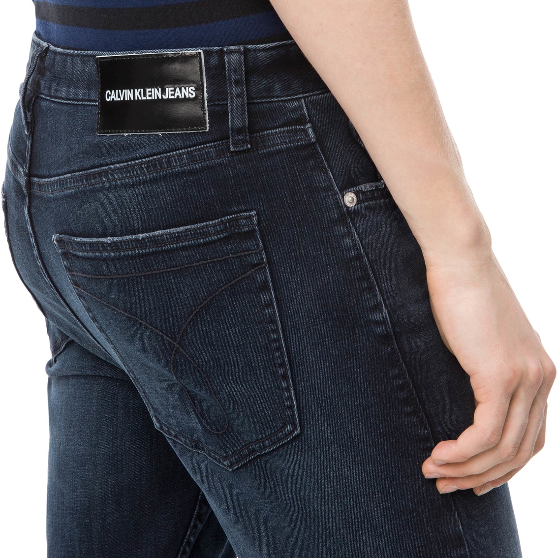 Calvin Klein Jeans Slim Boston Blue Black Jeans | Jeans | Clothing &  Accessories | Shop The Exchange