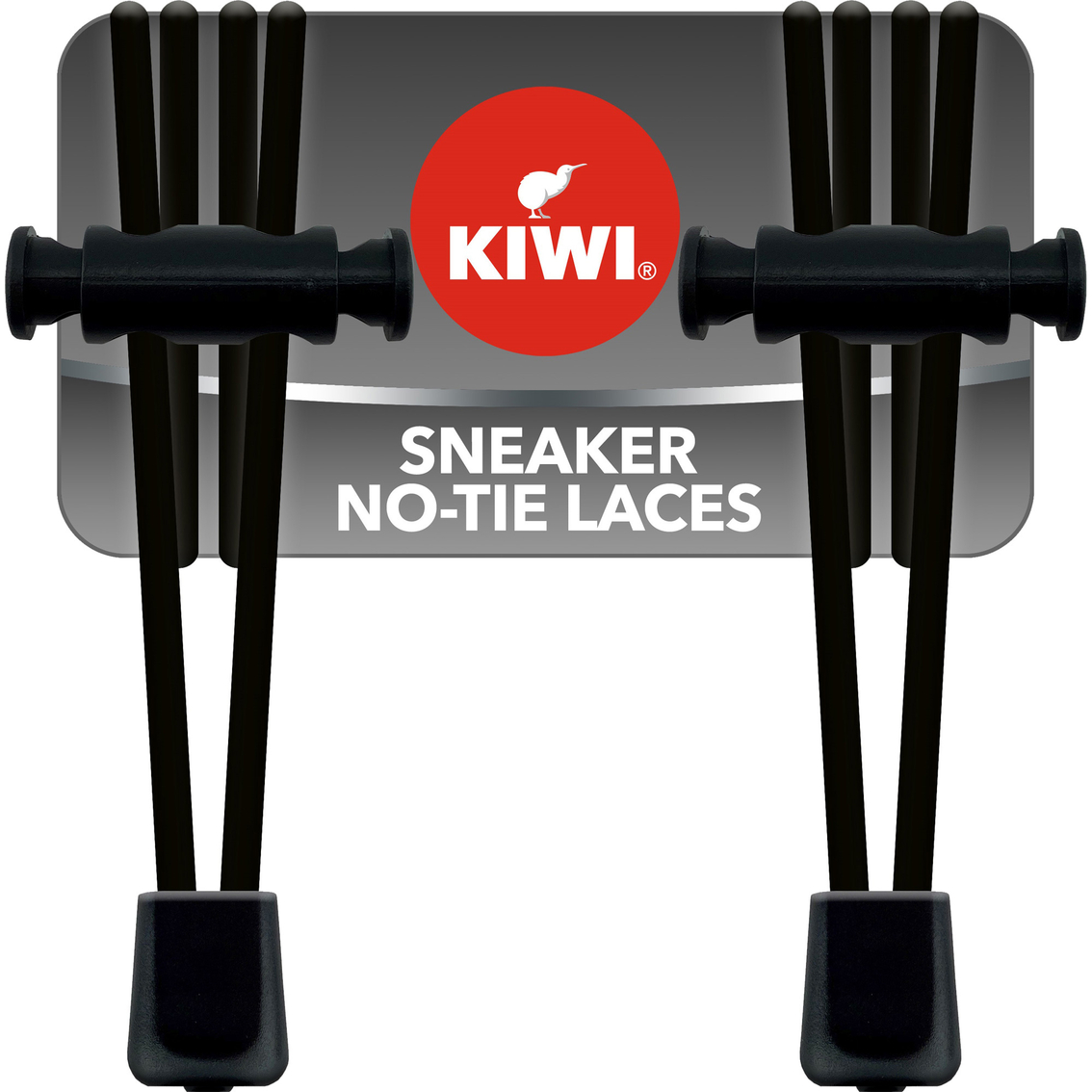 Kiwi Sneaker No Tie Shoe Laces Black 1 pair - Image 2 of 2