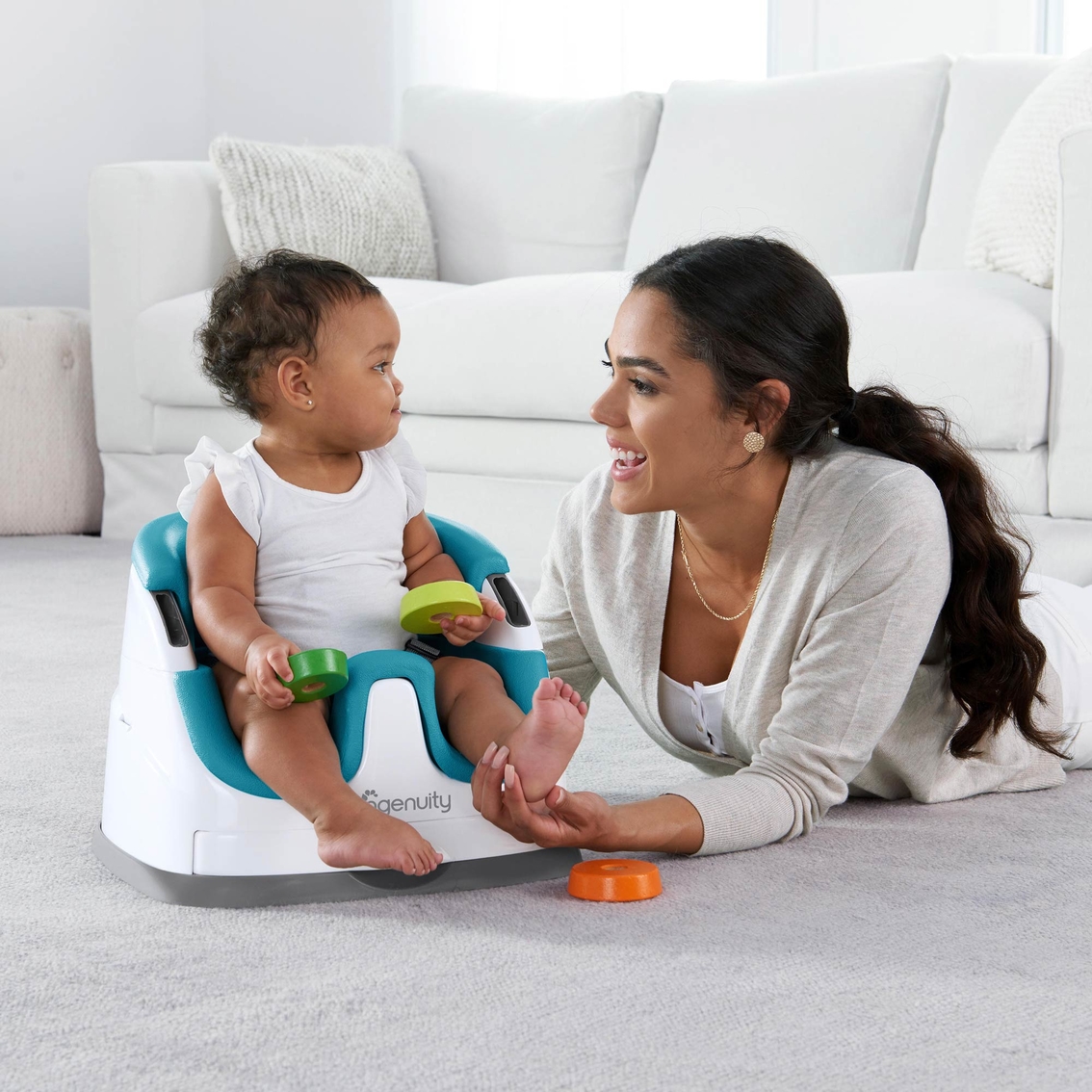 Ingenuity Booster Seat Baby Base 2 in 1 Compact Packaging
