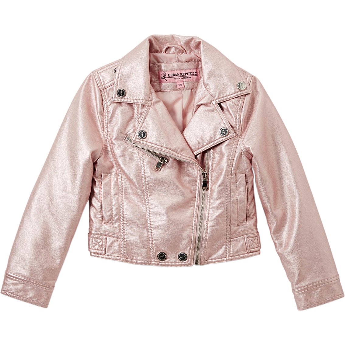 Urban Republic Little Girls Faux Leather Moto Jacket | Girls 4-6x ...