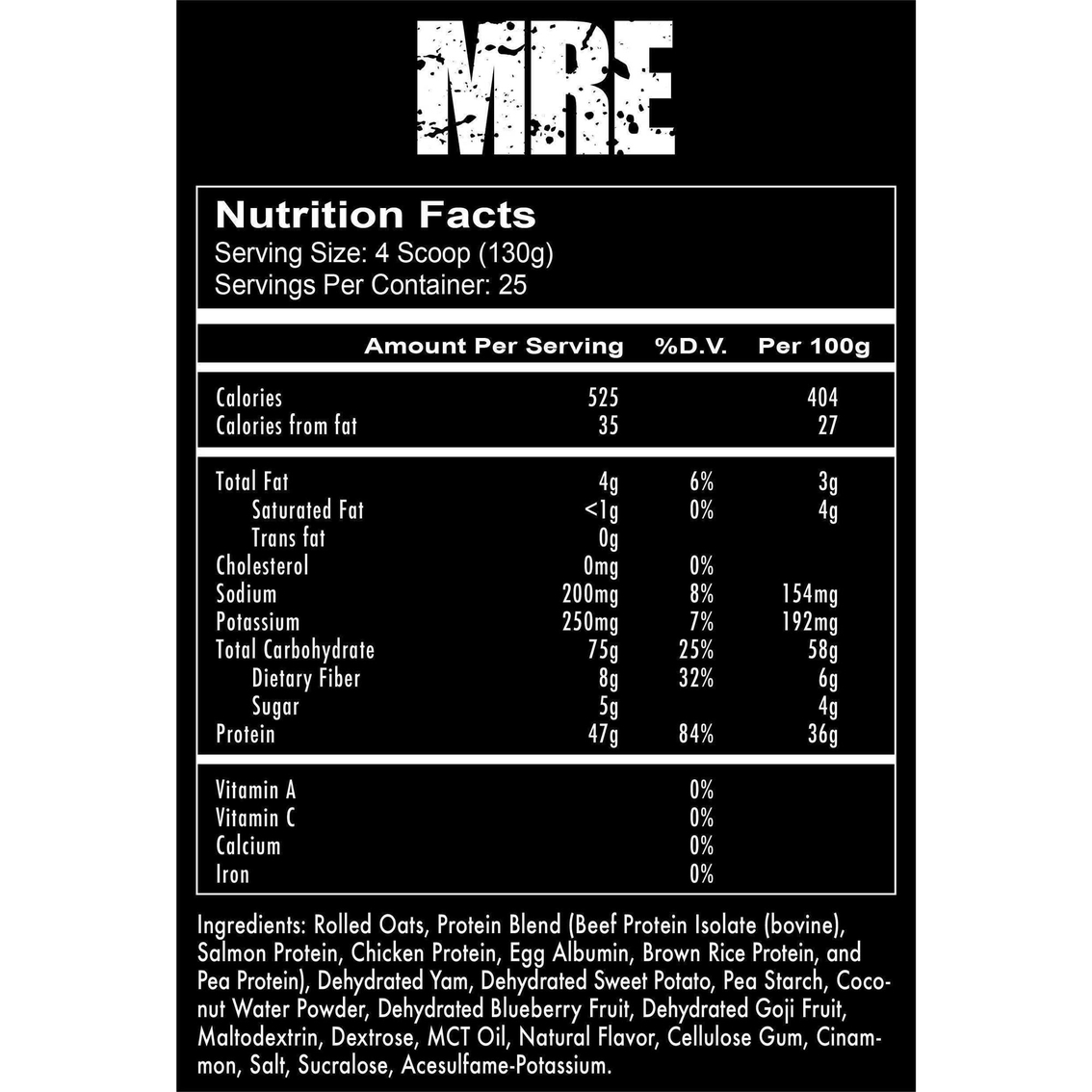 Redcon1 MRE 25 Servings - Image 2 of 2