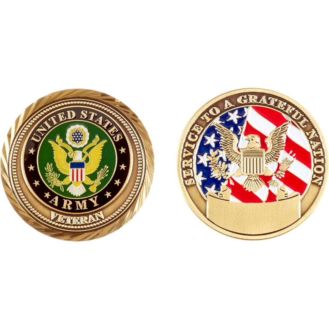 NEW U.S Army Veteran Challenge Coin.