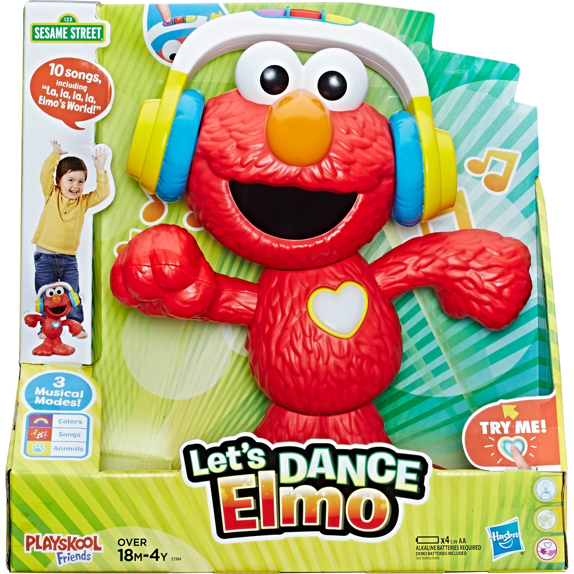 New Hasbro Sesame Street Lets Dance Elmo Interactive Singing Toy 