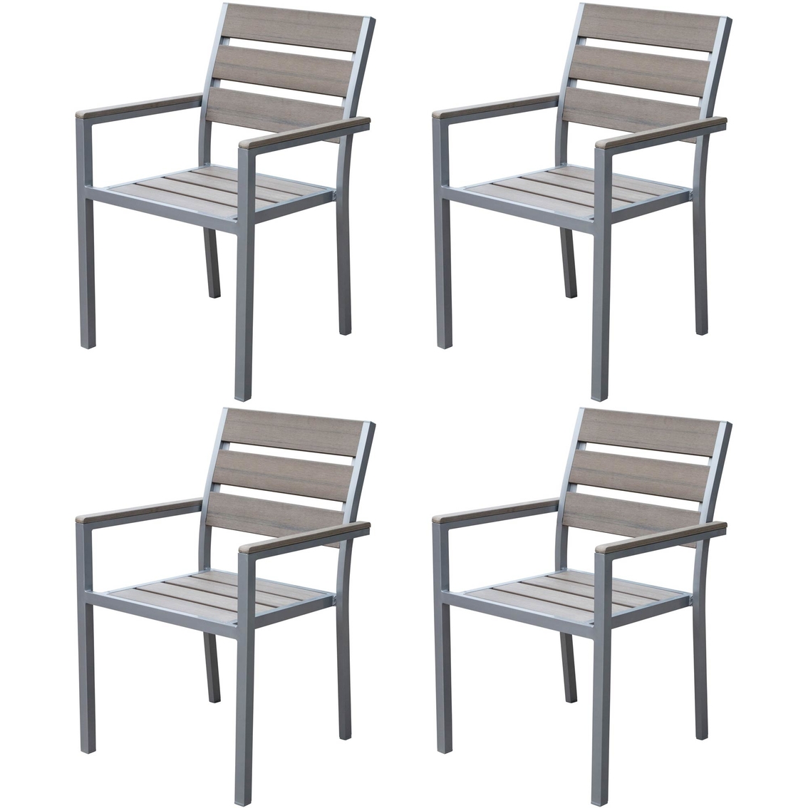 CorLiving Gallant Outdoor Dining Chair 4 pk. - Image 2 of 5
