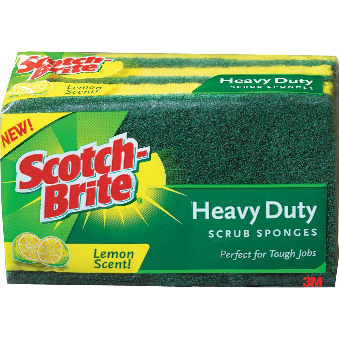 Scotch Brite Scrub Sponge, Large Heavy Duty, Cleaning Tools & Sponges