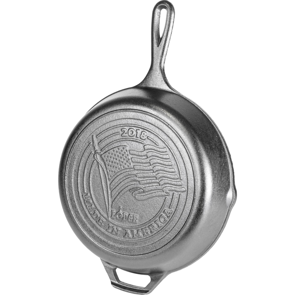 Lodge Made in America Series 2018 Cast Iron Skillet, American Flag 10.25  Inch S