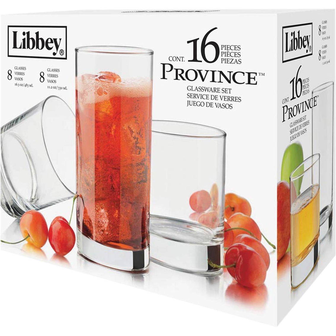 Libbey Glass 16-pc. Province Set, Glasses & Drinkware, Household