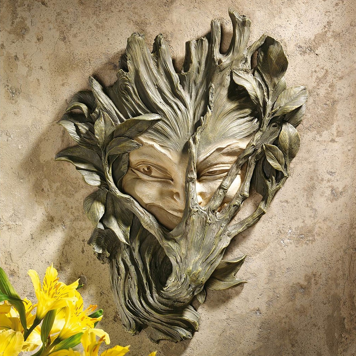 Design Toscano Bashful Wood Sprite Wall Sculpture - Image 2 of 2