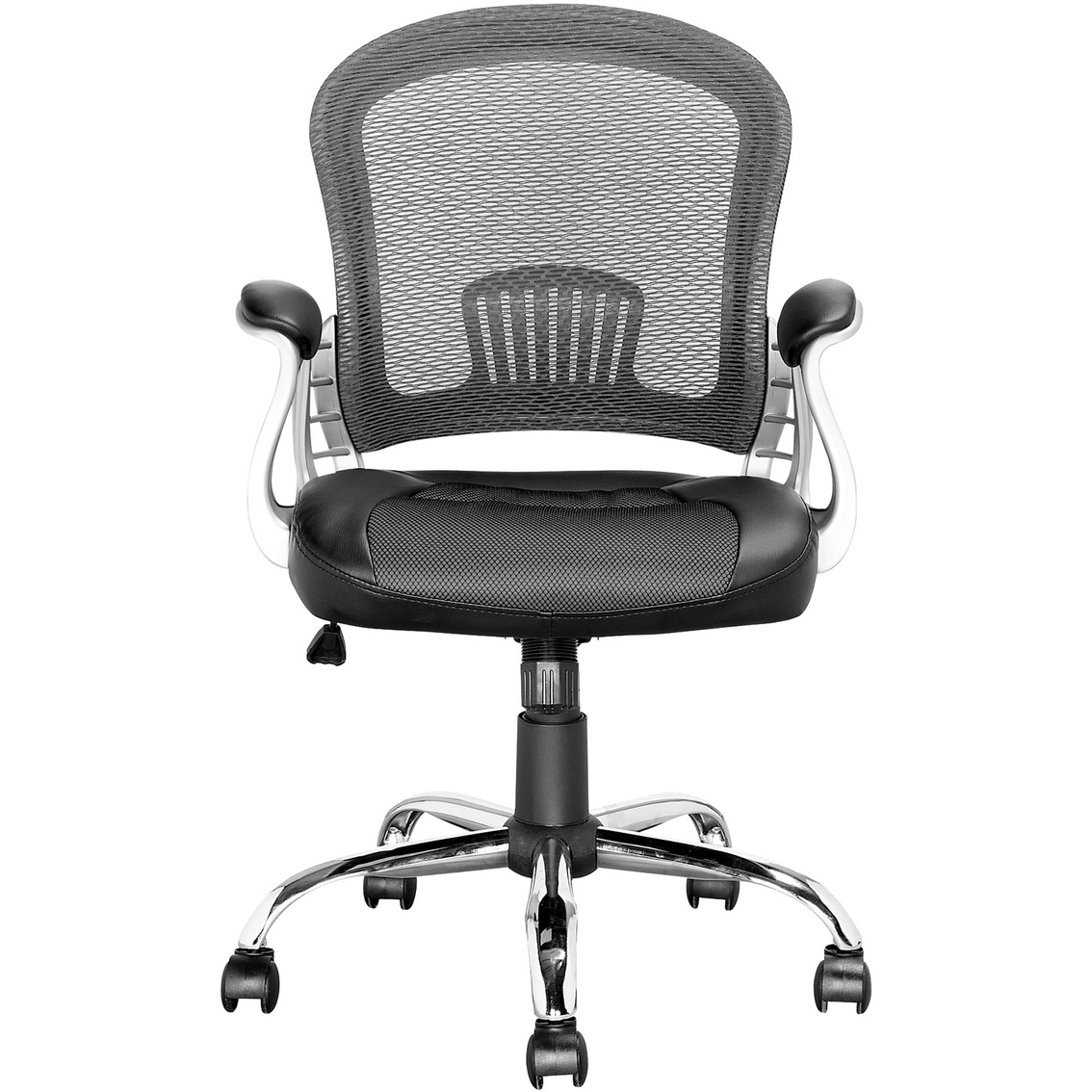 CorLiving Black Leatherette Office Chair - Image 3 of 4