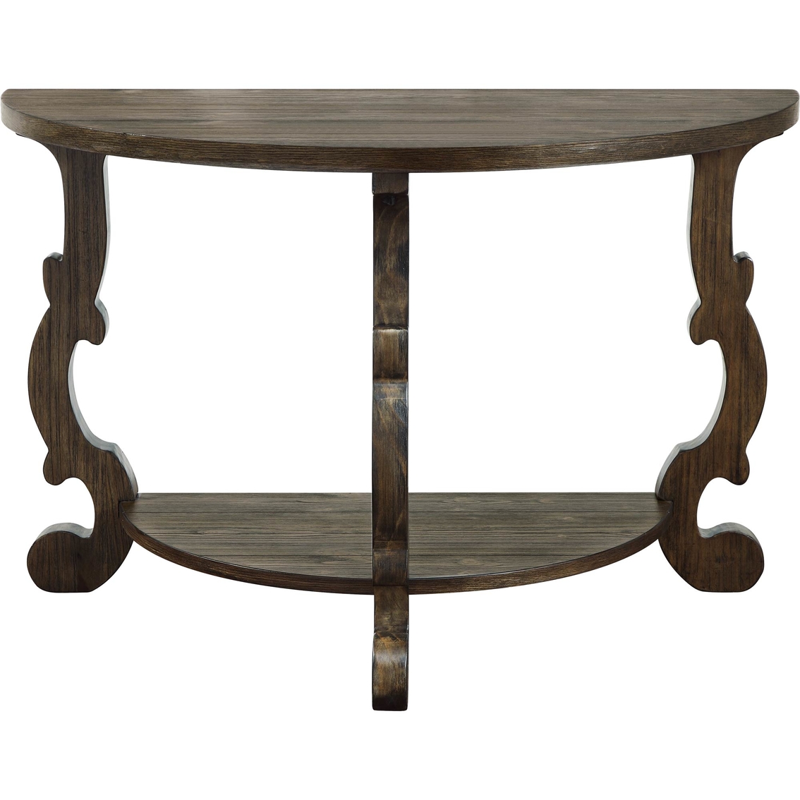Coast to Coast Accents Orchard Park Demilune Console Table - Image 2 of 3