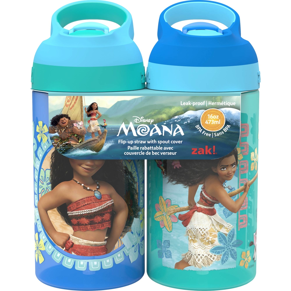 Zak Moana 16 Oz. Water Bottle 2 Pc., Hydration Packs, Sports & Outdoors