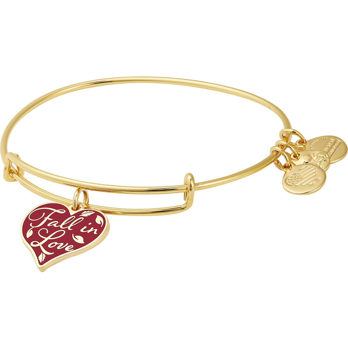 Alex And Ani Fall In Love Color Infusion Charm Bangle Bracelet ...