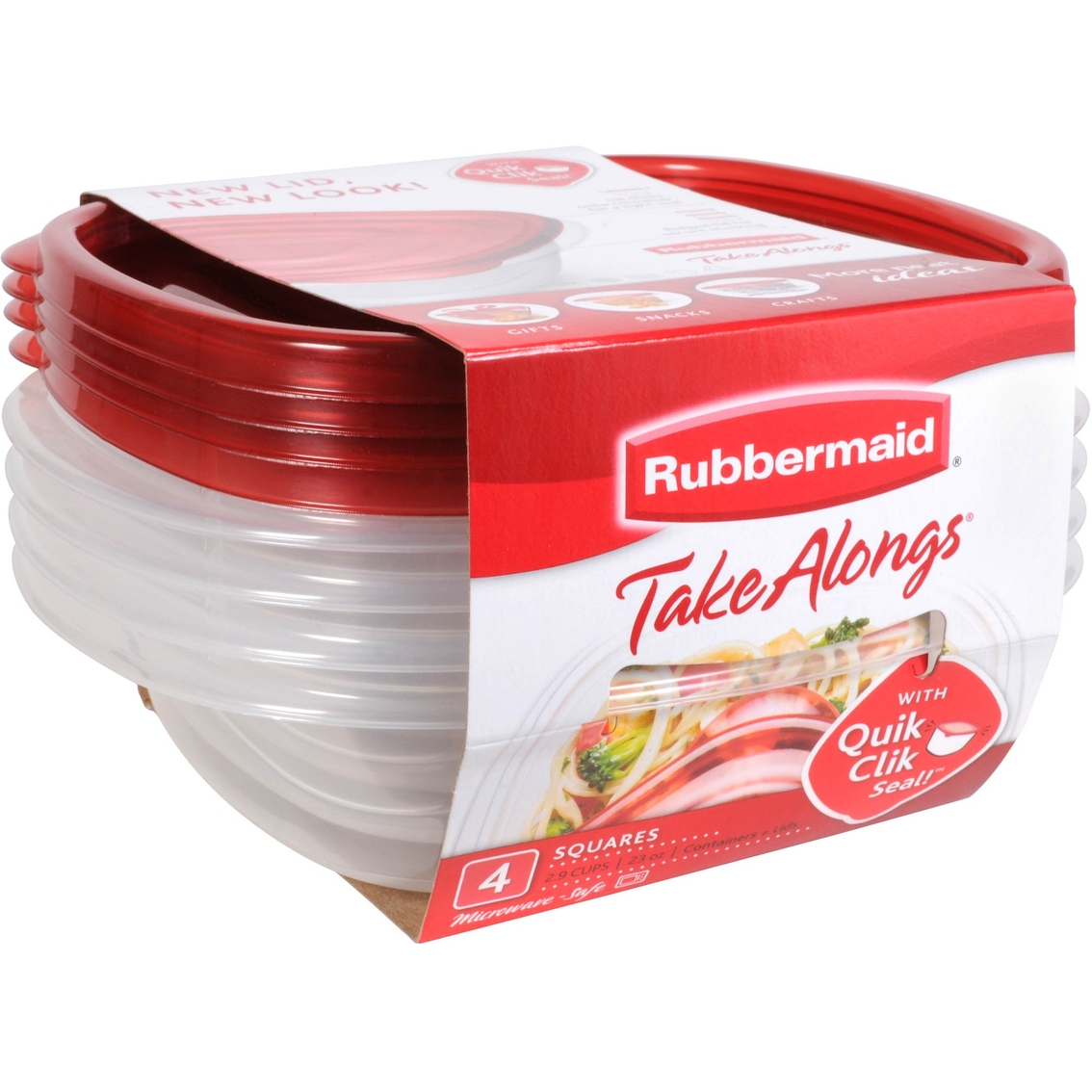 Rubbermaid Square Takealongs 4 Pk. | Food Storage | Household | Shop ...