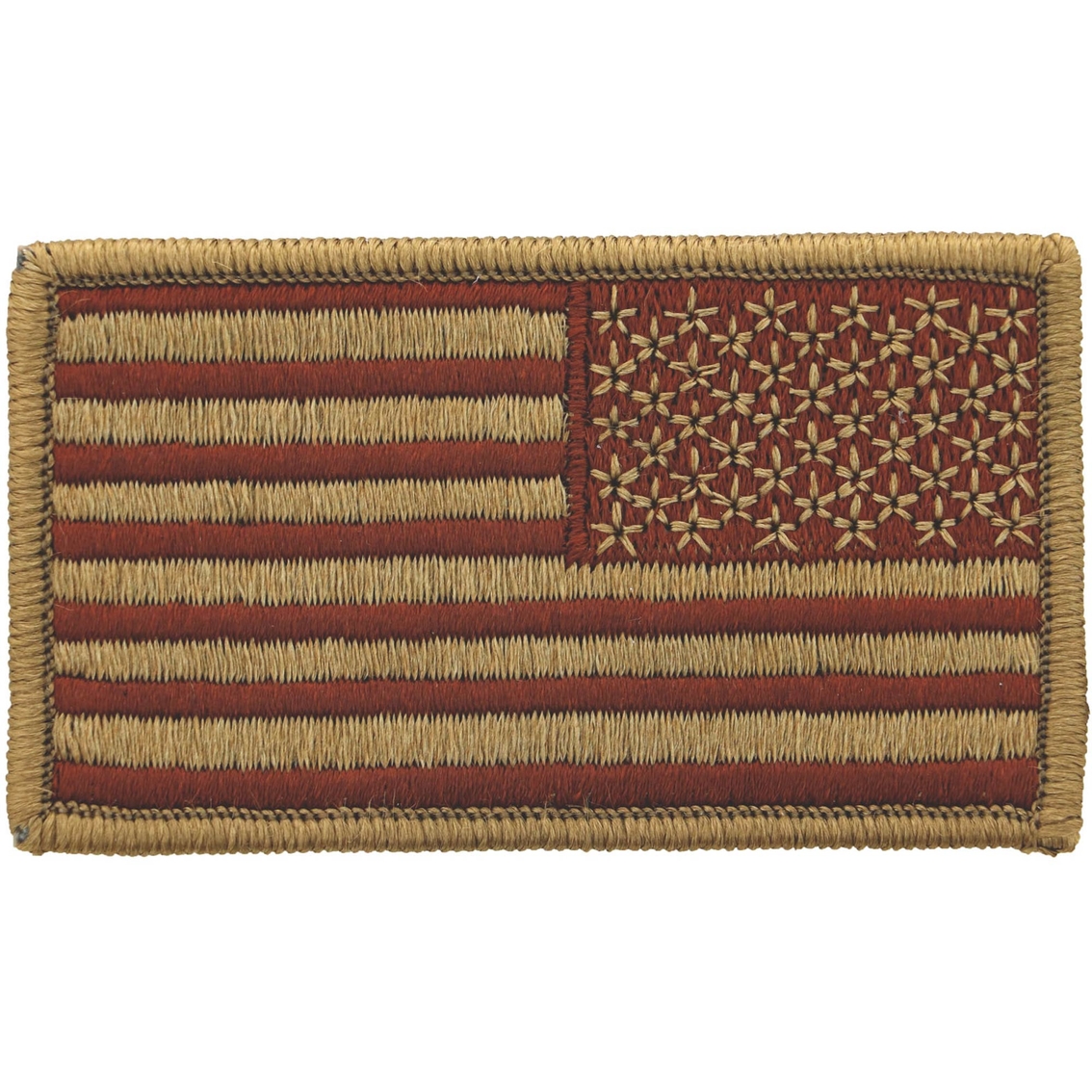 US Air Force OCP and Spice Brown Flag with Hook Fastener