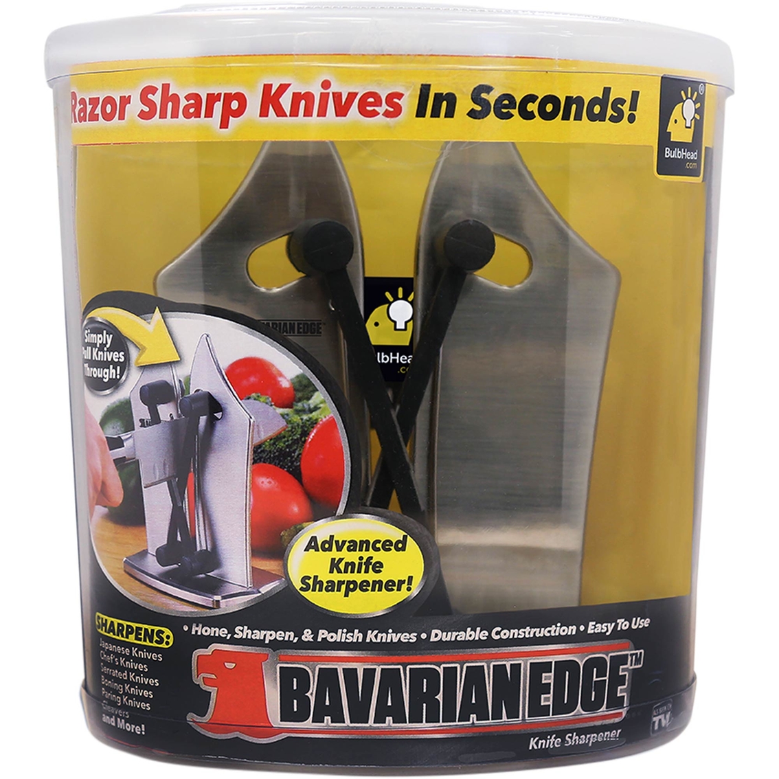 Telebrands Bavarian Edge Knife Sharpener, Cutlery