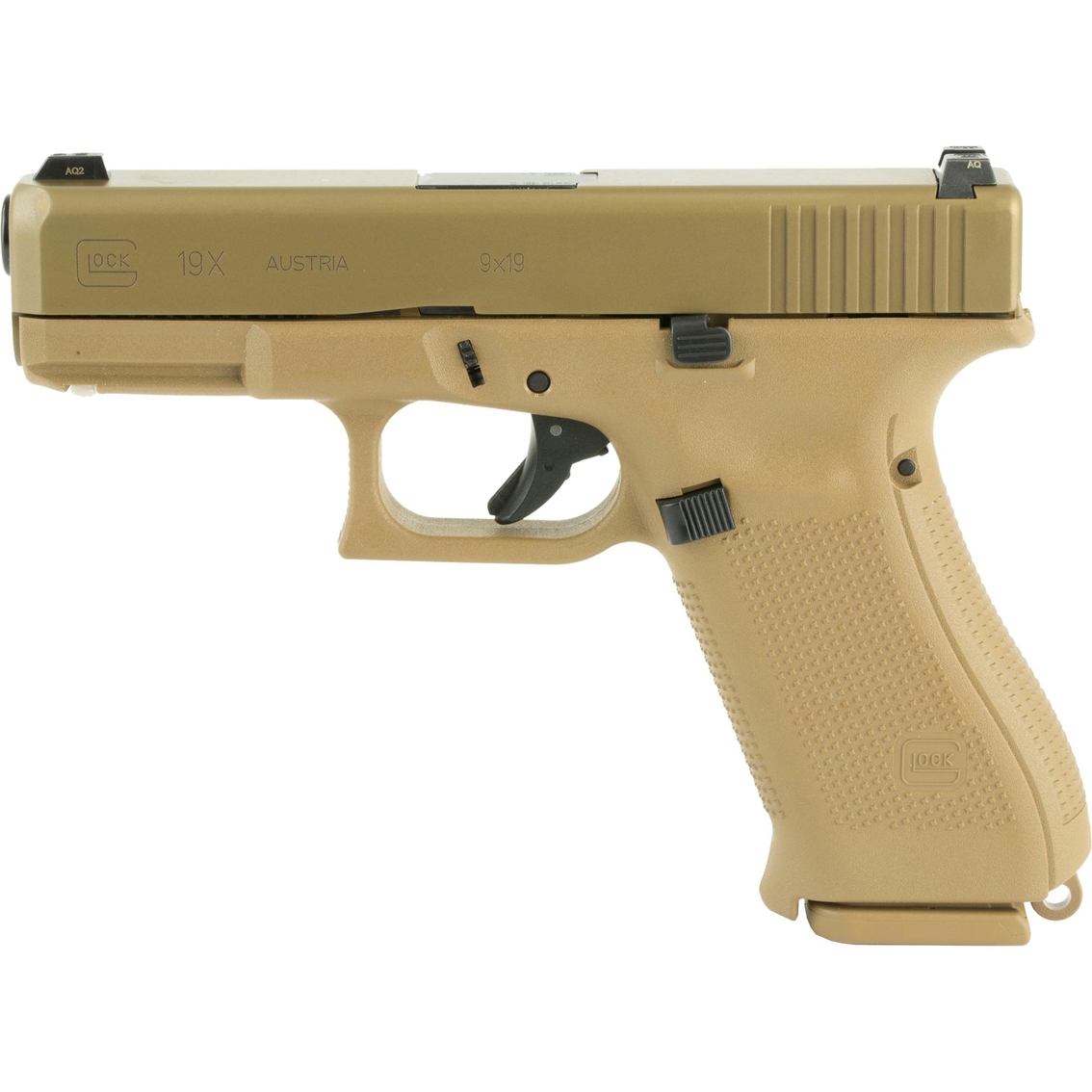 Glock 19X 9MM 4.02 in. Barrel 10 Rds 3-Mags Pistol Coyote Brown - Image 2 of 3