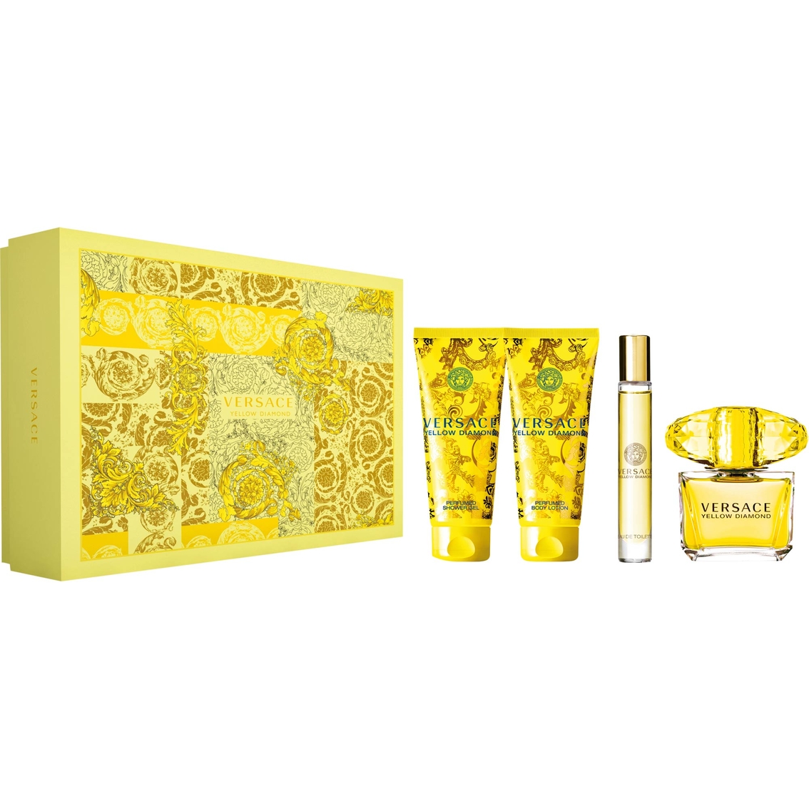 versace yellow gift set