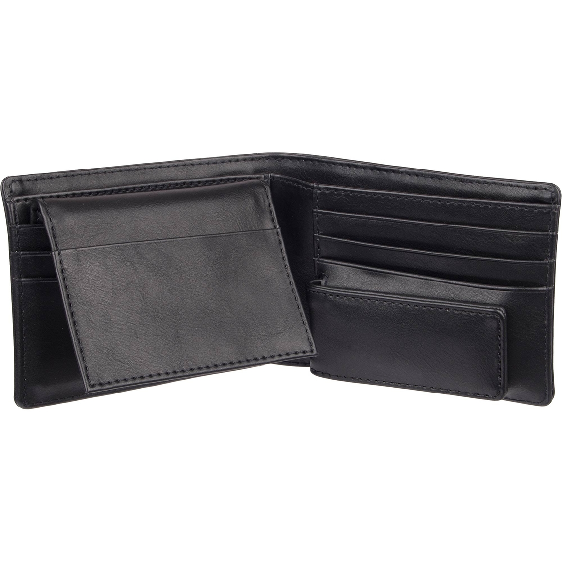 Exact Fit Men's Rfid Stretch Extra Capacity Wallet With Money Clip ...