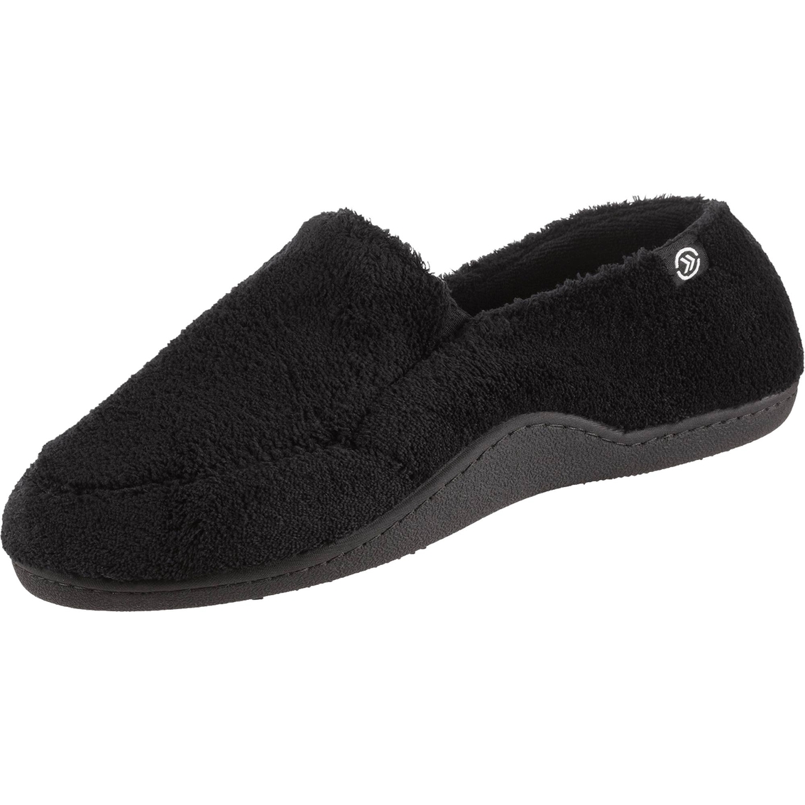 Isotoner Men's Microterry Slip On Slippers