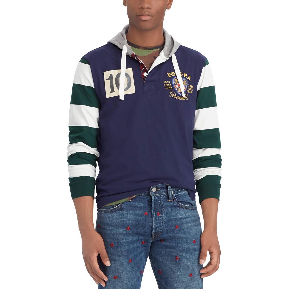 polo rugby hoodie