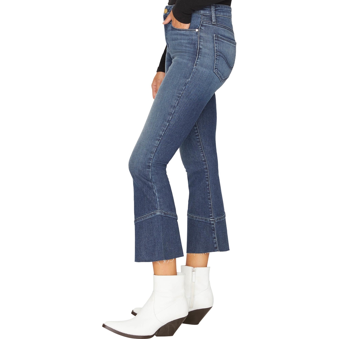 Sanctuary Womens Connector Kick Cropped Jean 