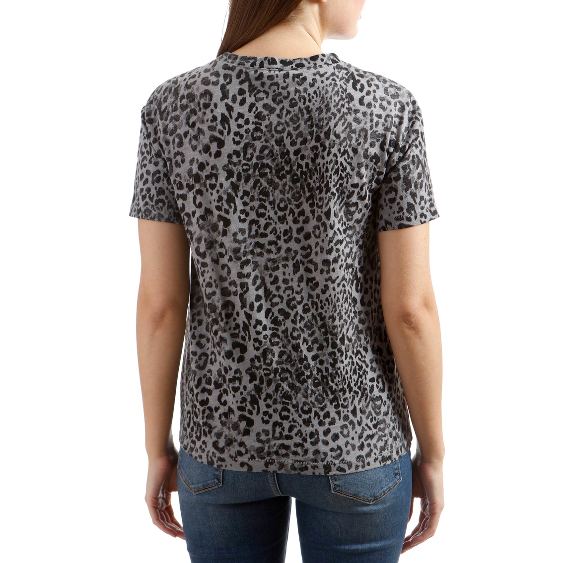 Lucky Brand Leopard Print Tee, Tops, Clothing & Accessories