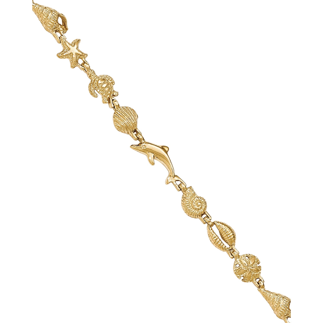 14k Gold Sea Life Bracelet | Gold Bracelets | Shop The Exchange