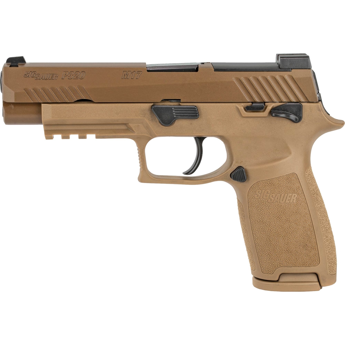 Sig Sauer P320 M17 9MM 4.7 in. Barrel 17 Rds Pistol Brown with Thumb Safety - Image 2 of 3