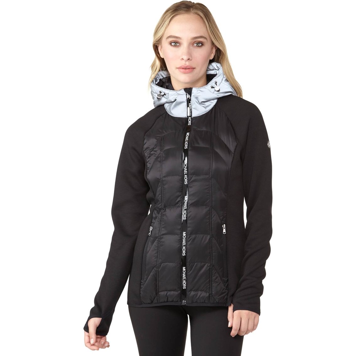 Michael Kors Quilted Jacket Anorak With Reflective Zip | Jackets | Mother's  Day Shop | Shop The Exchange