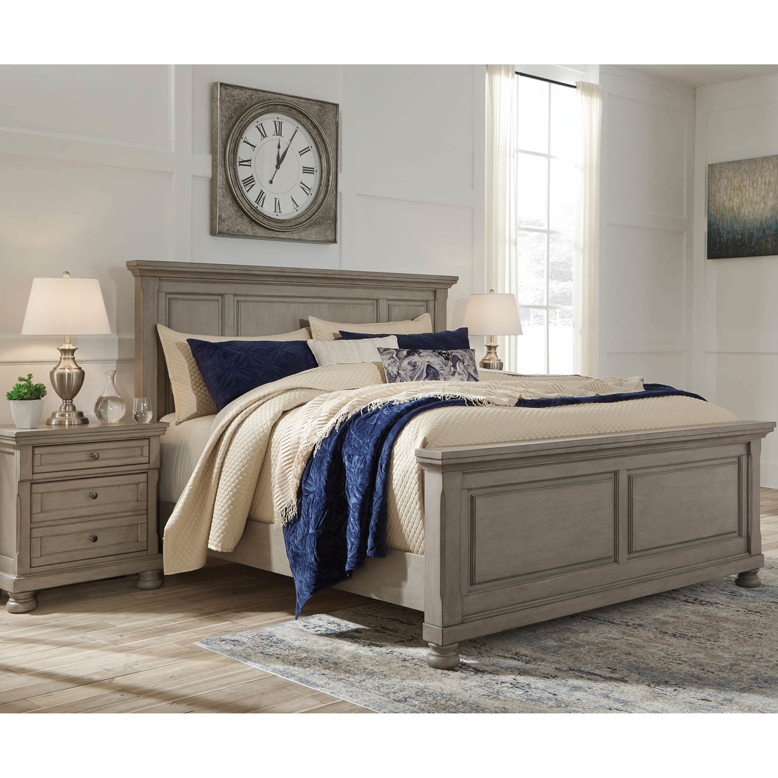 Signature Design By Ashley Lettner Queen Panel Bed | Beds | Furniture ...