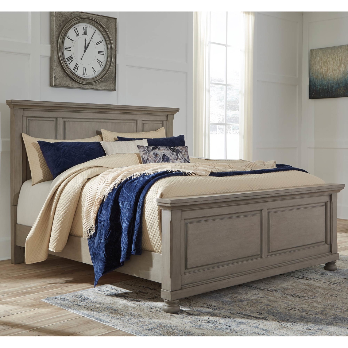 Signature Design by Ashley Lettner Panel Bed 5 pc. Set - Image 2 of 4