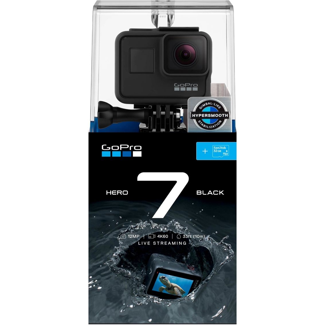 Gopro Hero7 Black Action Camera, Camcorders, Electronics