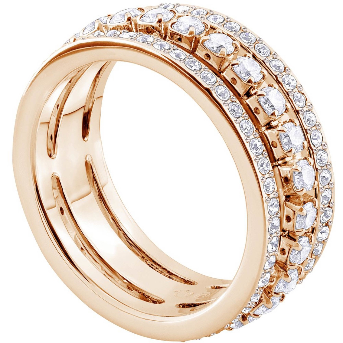 Swarovski Crystal Further Multi Row Ring | Fashion Rings | Jewelry