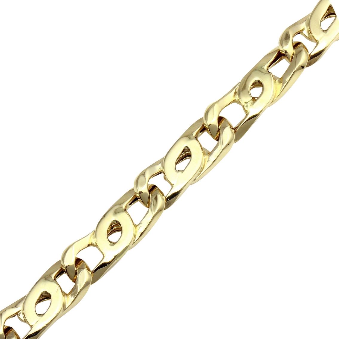 14K Yellow Gold 8mm Men's Bracelet - Image 2 of 2