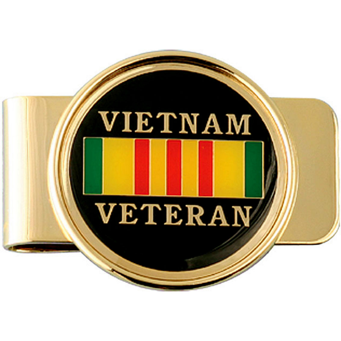 Vietnam Veteran Logo Money Clip Military Money Clip
